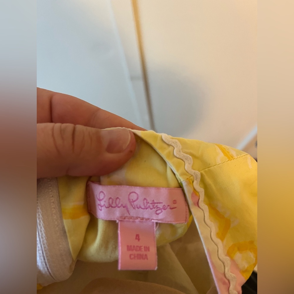 Lilly Pulitzer patchwork dress 4T - Picture 3 of 3